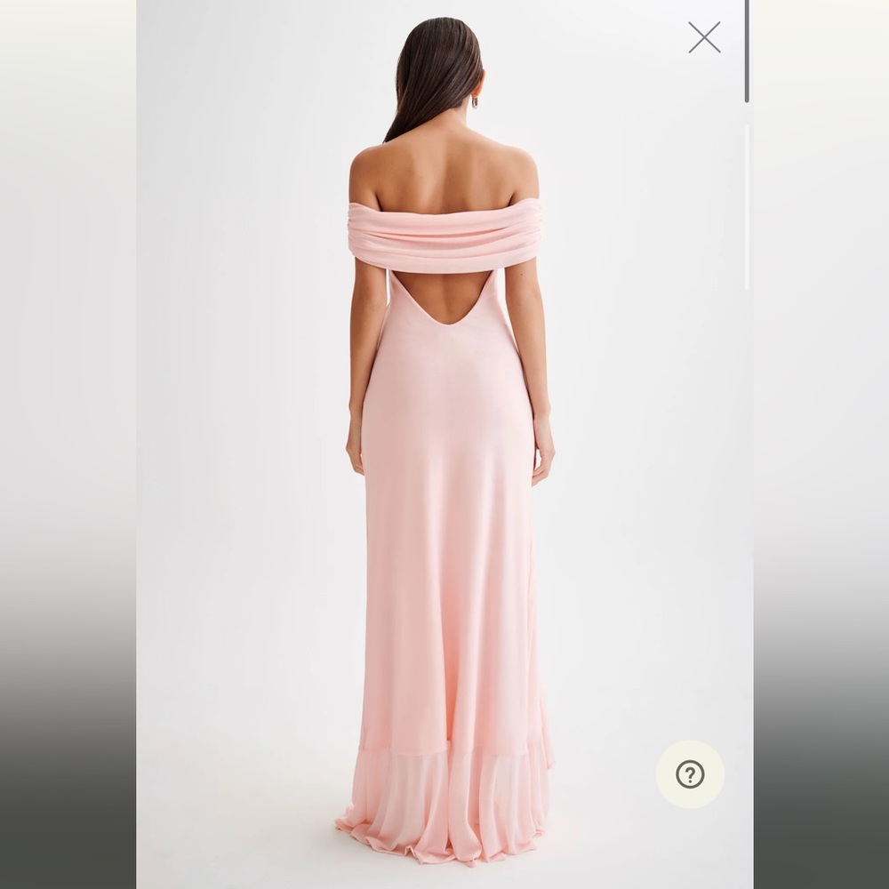 Meshki Strapless Dress in Blush - Picture 2 of 6